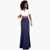 Anokhinaliza alt black girl going out classic style women edgy style church outfit brunch outfit cute spring outfitsGraceful Navy Blue Long Mermaid Women Skirts Faldas Saia High Quality Invisible Zipper Floor Length Skirts Custom Made Maxi Saia