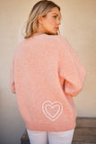 Anokhinaliza And The Why WIFEY & Heart Round Neck Sweater