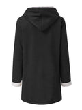 Anokhinaliza Full Size Pocketed Long Sleeve Hooded Toggle Jacket