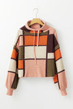 Anokhinaliza Drawstring Color Block Mock Neck Sweater