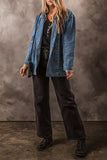 Anokhinaliza Pocketed Long Sleeve Denim Jacket