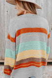 Anokhinaliza Color Block Round Neck Dropped Shoulder Sweater