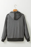 Anokhinaliza Waffle-Knit Pocketed Zip Up Hooded Jacket