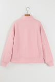 Anokhinaliza Texture Half Zip Long Sleeve Sweatshirt