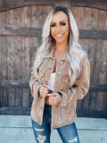 Anokhinaliza Studded Collared Neck Button Down Jacket