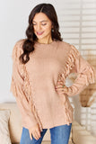 Anokhinaliza And The Why Tassel Detail Long Sleeve Sweater