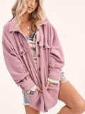 Anokhinaliza Button Up Long Sleeve Jacket