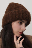 Anokhinaliza Solid Color Thermal Knit Hat