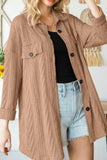 Anokhinaliza Button Up Drop Shoulder Jacket