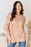 Anokhinaliza And The Why Tassel Detail Long Sleeve Sweater