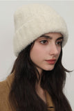 Anokhinaliza Solid Color Thermal Knit Hat