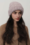 Anokhinaliza Solid Color Thermal Knit Hat