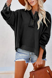 Anokhinaliza Exposed Seam Long Sleeve Hoodie