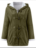 Anokhinaliza Full Size Pocketed Long Sleeve Hooded Toggle Jacket