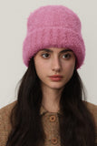 Anokhinaliza Solid Color Thermal Knit Hat