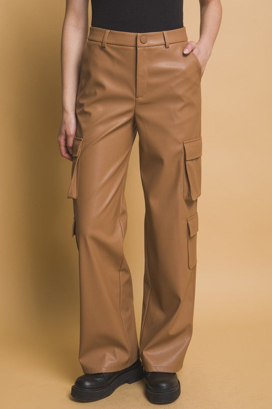 PU Leather Pants