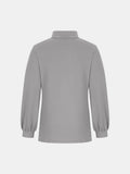 Anokhinaliza Full Size Mock Neck Long Sleeve T-Shirt