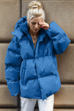 Anokhinaliza Pocketed Zip Up Hooded Puffer Jacket