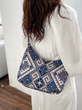 Anokhinaliza Geometric Adjustable Strap Crossbody Bag