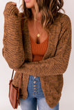 Anokhinaliza Cable-Knit Open Front Cardigan