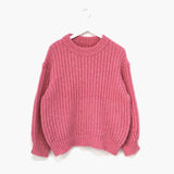 outfit inspo Chic Retro Lazy Thick Needle round Neck Pullover Women's Loose Long Sleeve Warm Sweater Top