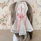 Anokhinaliza Lolita Princess Dress Bow Tie Ruffles Party Dresses Japanese Sweet Women Gothic Cross Girl Harajuku Cute Bandage Y2k Dress