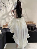 Anokhinaliza Fashion Elegant Birthday Lolita Party Dress With Underskirt Outfits Women French Ruffles Dancing Vestidos Summer Korean Clothes