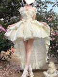 Anokhinaliza Fashion Elegant Birthday Lolita Party Dress With Underskirt Outfits Women French Ruffles Dancing Vestidos Summer Korean Clothes