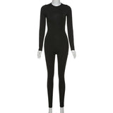 Anokhinaliza Jumpsuit Winter Sexy Black Jumpsuits Women New Long Sleeve Solid Bodycon Basic Rompers Streetwear Casual Skinny Fashion Overall