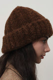 Anokhinaliza Solid Color Thermal Knit Hat