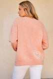 Anokhinaliza And The Why WIFEY & Heart Round Neck Sweater