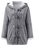 Anokhinaliza Full Size Pocketed Long Sleeve Hooded Toggle Jacket