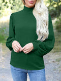 Anokhinaliza Full Size Mock Neck Long Sleeve T-Shirt