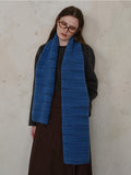 Anokhinaliza Striped Detail Knit Scarf