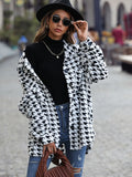 Anokhinaliza Houndstooth Button Down Jacket