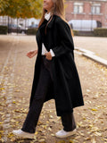 Anokhinaliza Pocketed Collared Neck Long Sleeve Coat