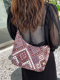 Anokhinaliza Geometric Adjustable Strap Crossbody Bag