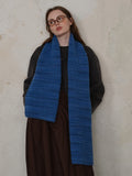 Anokhinaliza Striped Detail Knit Scarf