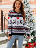 Anokhinaliza Christmas Round Neck Sweater