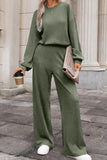 Anokhinaliza Round Neck Long Sleeve Jumpsuit