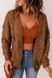 Anokhinaliza Cable-Knit Open Front Cardigan