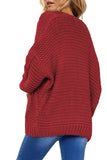 Anokhinaliza Cable-Knit Open Front Cardigan