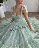 Anokhinaliza prom dresses tutu quince dresses  dama dresses Vintage Mint Green Prom Dresses 2021 Hearty Tea Length Homecoming Party Dress Cheap Formal Evening Gowns Custom Made Fast ShipAnokhinaliza prom dresses tutu quince dresses  dama dresses