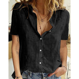 Anokhinaliza alt black girl going out?classic style women edgy style church outfit brunch outfit cute spring outfitsOversized Fashion Ladies Tops Woman Shirts Summer Button Up Shirt Women Shirts Cotton Linen Short Sleeve White Top Blusas Mujer