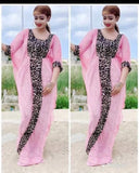 Anokhinaliza 2022baseball game tomboy style swaggy outfits easter women cochella going out classic style edgy style brunch cute sPlus Size Spring Autumn Maxi Dress Leopard Patchwork Chiffon African Dresses Women Leisure Indie Folk Mermaid vestido de mujer