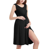 Anokhinaliza Maternity Labor Delivery Nightdress Nursing Sleepwear 3 In 1 Pregnant Women Breastfeeding Nightgown Hospital Childbirth Pajama