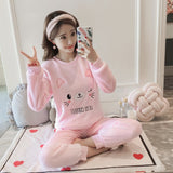 Anokhinaliza alt black girl going out?classic style women edgy style church outfit brunch outfit cute spring outfits  Autumn Winter Pajamas Set Women Sleep Shirt & Pant Set Sleepwear Warm Flannel Nightgown Female Cartoon Bear Animal Pijamas