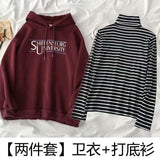 Anokhinaliza alt black girl  going out? classic style women  edgy style  church outfit brunch outfit    [Two-piece / Three-piece] Women Letter Print Suits Autumn Korean Famale Clothing New Casual Sports Suit Fashion Jogging Set