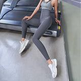 Anokhinaliza Yoga Pants Stretchy Sports Best Black Leggings High Waist Compression Tights  Push Up Running Women Gym Fitness Leggings