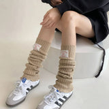 Anokhinaliza Korean Label Over-knee Leg Warmers Sleeves WOMEN Arm Covers Japanese Leggings Y2k Wool Thigh Socks Punk Multifunctional Gloves